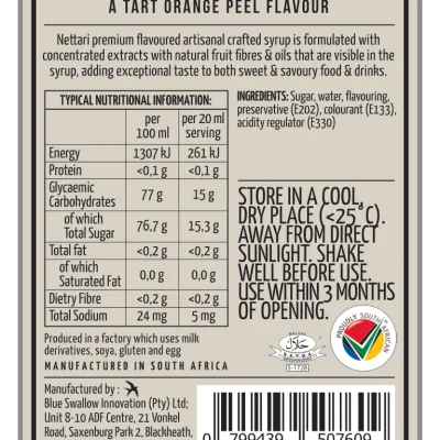 Nettari 750ML - Blue Lagoon FA Nettari Instabean Blue Curacao Ingredients