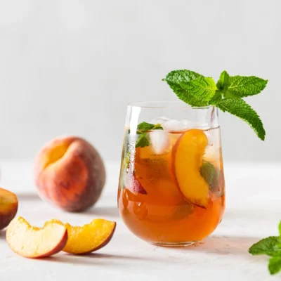 Nettari Peach Ice Tea Syrup Image 2 Nettari Peach Ice Tea Syrup Image 2