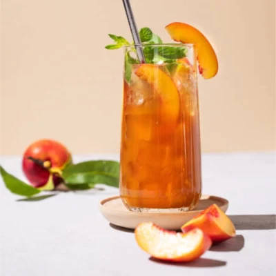 Peach Rooibos Sugar Free Ice Tea Syrup Cover Peach Rooibos Sugar Free Ice Tea Syrup Cover