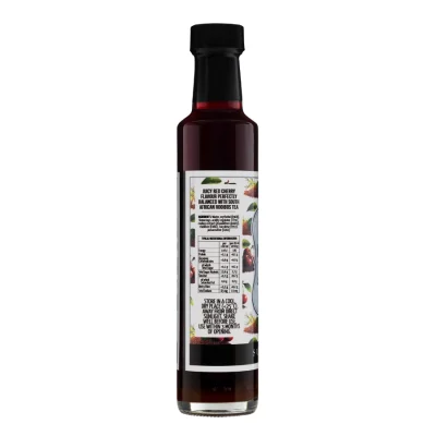 Red Cherry Rooibos Sugar Free Ice Tea Syrup Back Red Cherry Rooibos Sugar Free Ice Tea Syrup Back